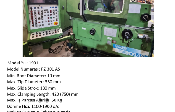 Cnc Profil Taşlama Reishauer 2